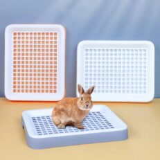 Rabbit Toilet Tray S - ถาดห้องน้ำกระต่าย ขนาดเล็ก (20x28x3.5cm)(6578)