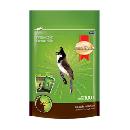 Smartheart Singing Bird - อาหารนกกรงหัวจุกสูตรเพิ่มพลังขยันร้อง 100g (8245)
