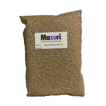 Mazuri Insectivore Diet - อาหารเม็ดสำหรับสัตว์กินแมลง 1kg (10300)