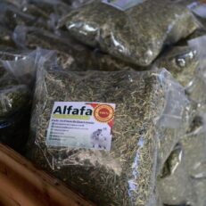 Alfalfa Chopped and Dusted - อัลฟาฟ่าสับ ร่อนฝุ่น 1kg (11137)