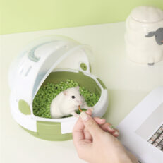Small Pet Carrier BOX UFO - กล่องพกพาสำหรับสัตว์เลี้ยงขนาดเล็ก (19.5x19.5x16.5cm) (11041)