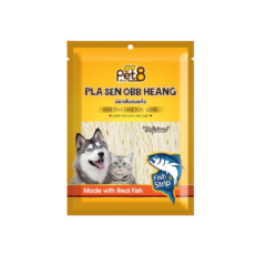 Pet8 Pla Sen Obb Heang - ปลาเส้นอบแห้ง 150g (10954)
