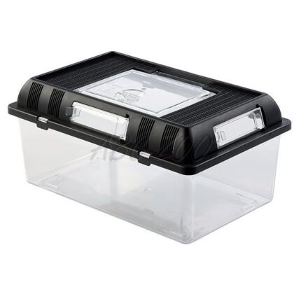 SOOS Black Lid Acrylic Box - กล่องอะคริลิคฝาสีดำ (42x26x16cm) (12575)