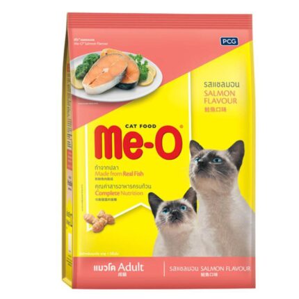 SOOS Me-O Adult Cat Food Salmon - อาหารแมวโตรสปลาแซลมอน 1kg (แบ่งขาย) (12826)