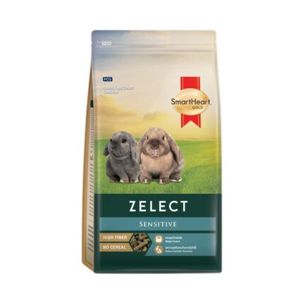 Smartheart Gold Zelect Sensitive - อาหารกระต่าย อาหารกระต่ายแพ้ง่าย 500g (13033)