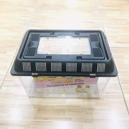 Black Lid Acrylic Box - กล่องอะคริลิค (26x26x20cm) (12535)