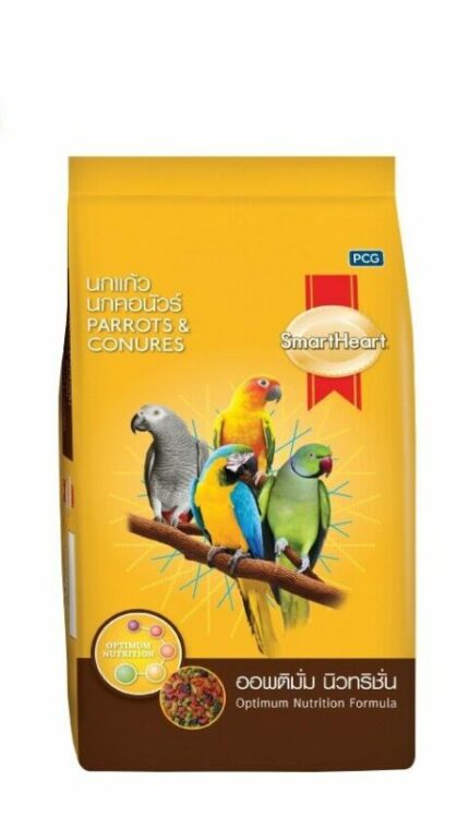SOOS RPK SmartHeart Parrot Optimum Nutrition - อาหารนกแก้ว นกคอนัวร์สูตรออพติมั่มนิวทริชั่น 20kg (11759)