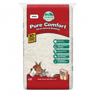 Oxbow Pure Comfort Small Animal Bedding - White -  กระดาษรองพื้นกรงสีขาว 36L (12123)