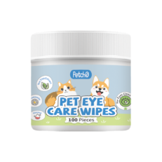 Petcho Pet Eye Care Wipes 100 Sheets  - ผ้าเช็ดทำความสะอาดดวงตาสำหรับสัตว์เลี้ยง 100 ชิ้น (13375)