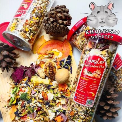SOOS Khunnoo Hamster Protein Plus+ - อาหารแฮมสเตอร์สูตรเสริมโปรตีน (11613)