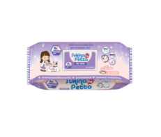 Sukina Petto Pet Wipe Himalayan Salt - ผ้าเช็ดทำความสะอาดสัตว์เลี้ยงสูตรเกลือหิมาลายัน (70ชิ้น) (589684)