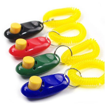 Dog Training Clicker - คลิกเกอร์สำหรับฝึกสัตว์เลี้ยงพร้อมสายรัดข้อมือ (27921)