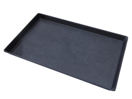 Black Tray - ถาดดำยาว (49x35cm) (10553)