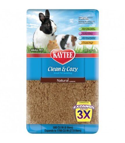 Kaytee Clean And Cozy Natural - วัสดุรองกรงคลาสสิคสีน้ำตาล 1500CU IN (55221)