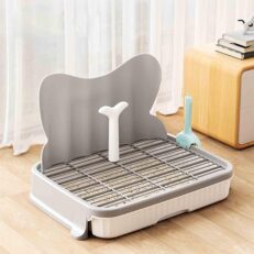 Dog Training Toilet Tray - ถาดฝึกเข้าห้องน้ำสำหรับสุนัข แบบมีลิ้นชัก พร้อมที่ตัก (35x50x20cm) (56528)