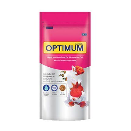SOOS Optimum Spirulina -  ออพติมั่มอาหารปลาเม็ดเล็กสีชมพู 100g (64175)