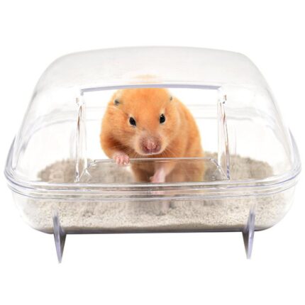 SOOS Hamster Bathroom - ห้องน้ำแฮมสเตอร์อะคลิลิคใส - เล็ก (172852)