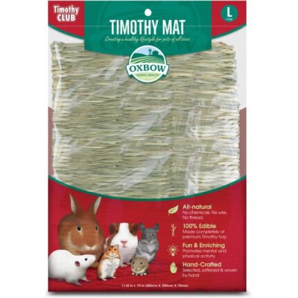 Oxbow Timothy Club Mat Size M - แผ่นหญ้าทิโมธีรองกรง (172618)
