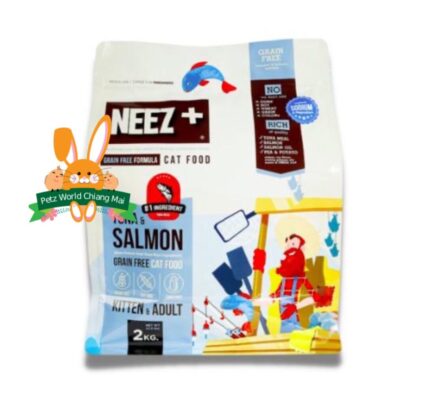 TBD (เลิกผลิต) NEEZ+ Grain Free Formula Cat Food - อาหารแมวรสทูน่าและแซลมอน 2kg (253346)