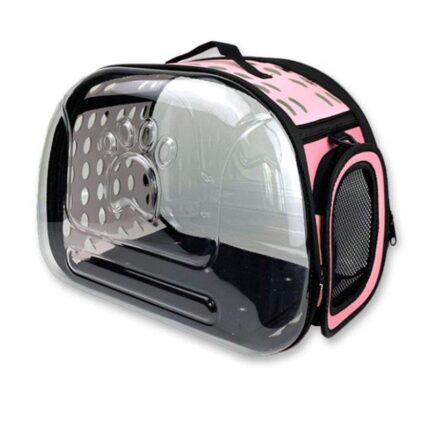 Pet Bag Capsule - กระเป๋าแคปซูลอวกาศแบบสะพายข้าง หน้าต่างอะคลิลิคใส ( 42x33x28.5cm) (254380)