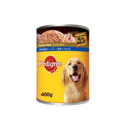 TBD Pedigree Home Style Chickien - อาหารเปียกสุนัขแบบกระป๋องรสไก่ 400g (261548)