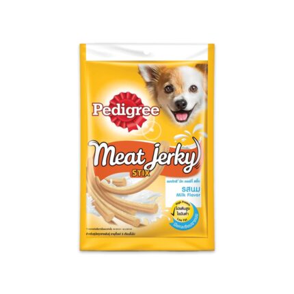Pedigree Meat Jerky Stix Milk Flavor - ขนมชนิดแท่งสำหรับสุนัขรสไก่นม 60g (261493)