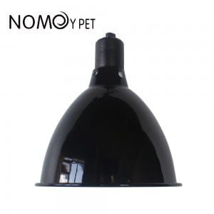 TBD Nomoy Pet Lamp Heating - โคมไฟสีดำขัดเงาพร้อมขั้วหลอดเซรามิคหน้ากว้าง 8.5 นิ้วแบบสูง (261261)