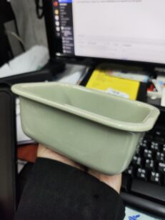 Rectangular Ceramic Tray - ถาดเซรามิคสี่เหลี่ยมผืนผ้าคละสี (5.5x4x2.5นิ้ว)(338509)