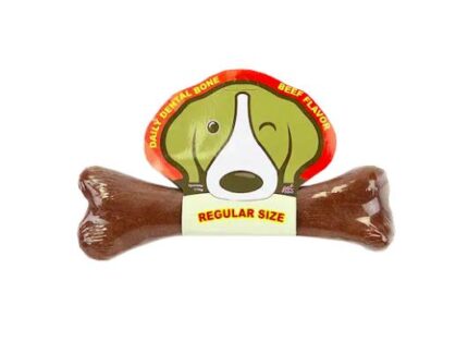 Pet2go Daily Dental Bone Beef Flavor – ขนมขัดฟันสุนัข เดลี่เดนทัลโบนรสเนื้อ 105g (295120)