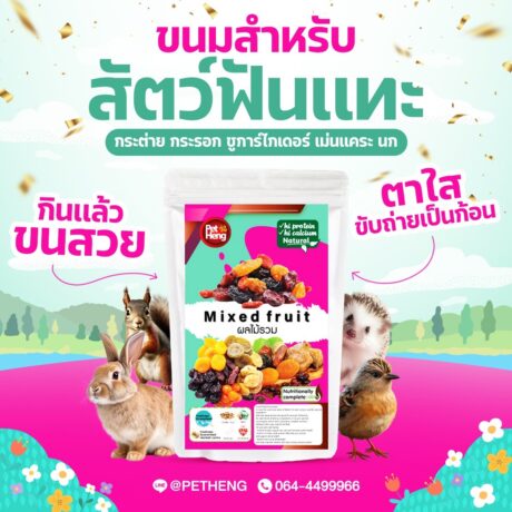 Pet Heng Snack Mixed Fruit - ผลไม้รวม 80g (308987)