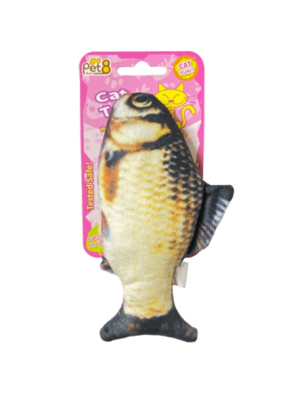 SOOS Pet8 Cat Toy + Catnip - ของเล่นสำหรับแมว ตุ๊กตาปลาทูยักษ์พร้อมแคทนิป (318616)