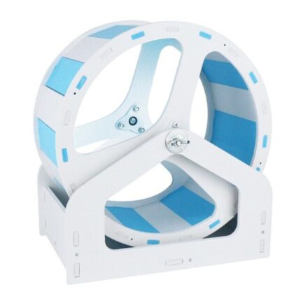 Hamster Running Wheel Silent - วงล้อวิ่งหนูแฮมเตอร์ พร้อมฐานตั้งล้อวิ่ง แบบเก็บเสียง (28cm) (405124)