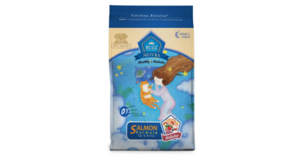 BUZZ Netura Healthy Holistic Salmon Formula - อาหารเม็ดสำหรับแมวและลูกแมวเกรดโฮลิสติก สูตรเนื้อปลาแซลมอน 1kg (394567)