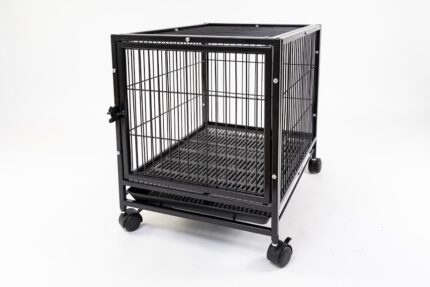 JSM J0 Knockdown Cage - กรงน็อคดาวน์เปิดฝาข้างพร้อมพื้นพลาสติก (43x58x52cm) (395338)