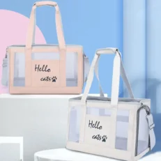 Pet Shoulder Bag Hello Cat - กระเป๋าสะพายข้างสำหรับสัตว์เลี้ยง (30x45x17cm) (411342)