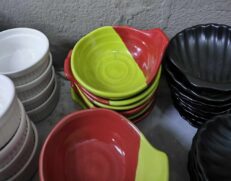 Ceramic - จานชามเซรามิกขนาดเล็ก 4นิ้ว (404274)