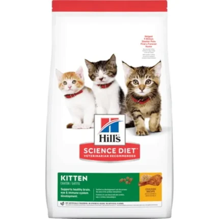 TBD Hill's Science Diet Kitten Chicken Recipe - อาหารลูกแมว สูตรไก่ สำหรับแมวอายุต่ำกว่า 1ปี 1.58kg (422934)