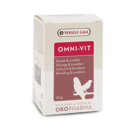Versele-Laga Omni-Vit - ออมนิวิท(ผง) วิตามินบำรุงและคลายเครียดนก 25g (421968)