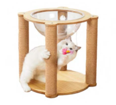 Pet Empire - คอนโดแมว หลุมอะคลิลิค (52×33cm) (429094)