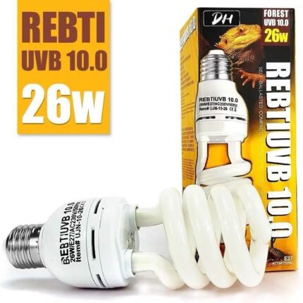 DH-Reptile Forest UVB 10.0 26w - หลอดไฟ UVB ความเข้มข้นสูง (ระดับป่าเขตร้อน) 26w (444890)