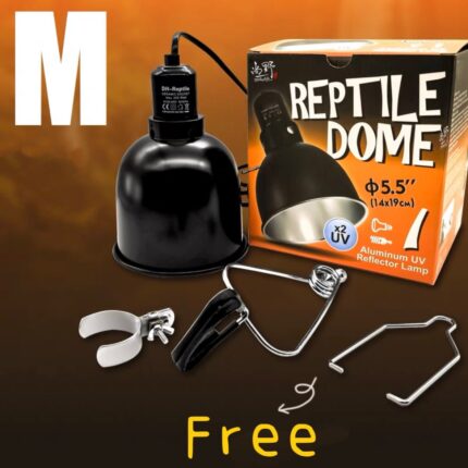 SOOS DH-Reptile Dome M High Reflective Aluminium - โคมไฟอะลูมิเนียมสำหรับสัตว์เลื้อยคลาน ขนาดกลาง (456026)
