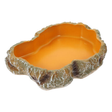 Barbarous Reptile Bowl L - ถ้วยเรซิ่นใส่อาหาร สำหรับสัตว์เลื้อยคลาน (17.5x23.5x5cm) (488894)