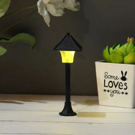 Hamster Toy Mini Street Lamp - ของเล่นหนูแฮมเตอร์ ไฟถนนขนาดจิ๋ว (13x4cm) (470132)