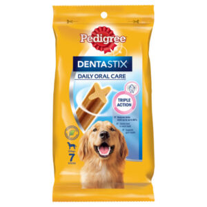 TBD Pedigree Dentastix Oral Care - ขนมขัดฟันสำหรับสุนัขพันธุ์ใหญ่ 270g (แพ็ค 7 ชิ้น) (465247)