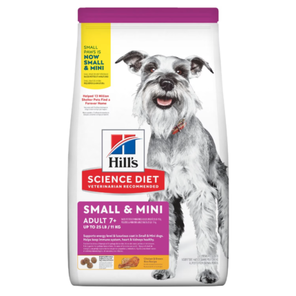 TBD Hill's Science Diet Adult 7+ Small Paws dog food - อาหาร สุนัขสูงอายุพันธุ์เล็ก สำหรับสุนัขอายุ 7 ขึ้นไป 1.5kg (464475)