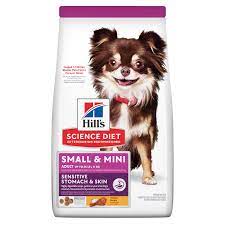 TBD Hill's Science Diet Adult Sensitive Stomach & Skin Small & Mini - อาหารสุนัขพันธุ์เล็ก สูตรดูแลระบบทางเดินอาหารและบำรุงผิวหนัง 1.81kg (464485)