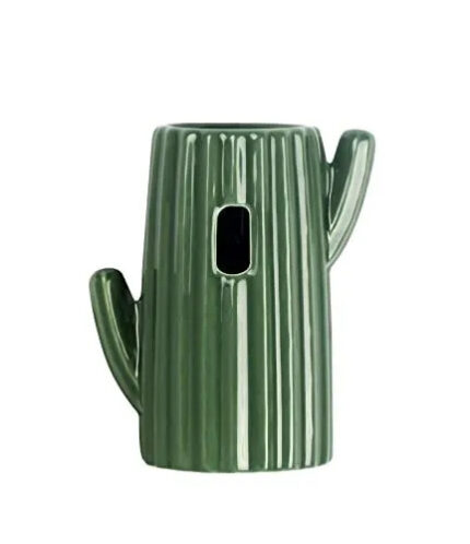 Bucatstate Cactus Water Base For Hamster - ที่ตั้งขวดน้ำเซรามิกสำหรับหนูแฮมสเตอร์ ธีมกระบองเพชร (7x10x11cm) (482031)