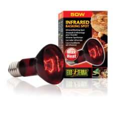 Exo Terra Infrared Basking Spot - หลอดไฟอินฟราเรด สำหรับให้ความร้อนในช่วงเวลากลางคืน ขนาด 50W (501287)