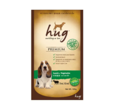 HUG Dog Food Pouch Lamb & Vegetable - อาหารเปียกสุนัข เกรดพรี่เมี่ยม สูตรแกะและผัก 120g