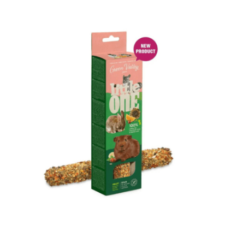 Little One Sticks Green Valley with Mixed Fruit - ขนมสัตว์ฟันแทะ หญ้าอัดแท่งไร้ธัญพืชผสมผลไม้รวม 180g